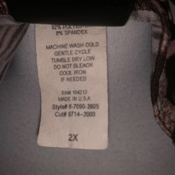 jtb woman animal print top sz 2x - Picture 5 of 5